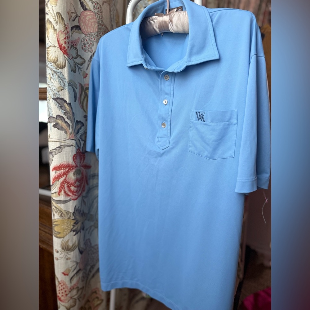 Peter Millar Light Blue Polo Shirt